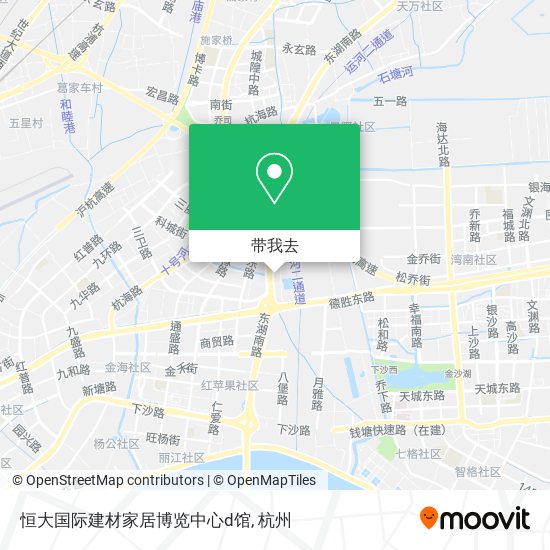 恒大国际建材家居博览中心d馆地图