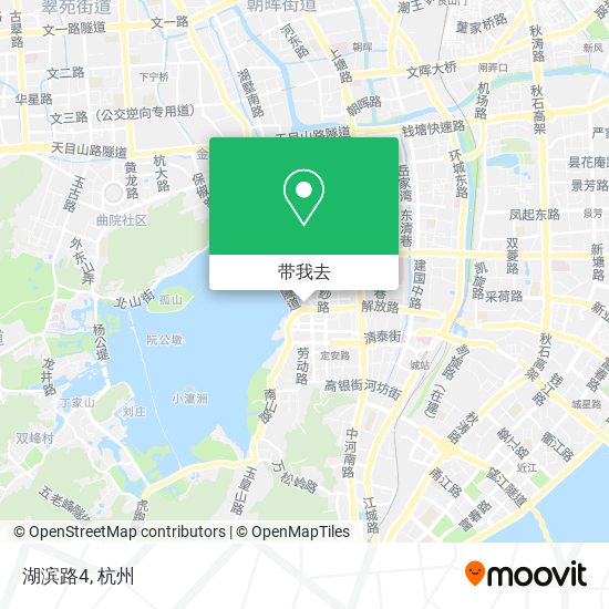 湖滨路4地图