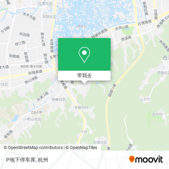 P地下停车库地图