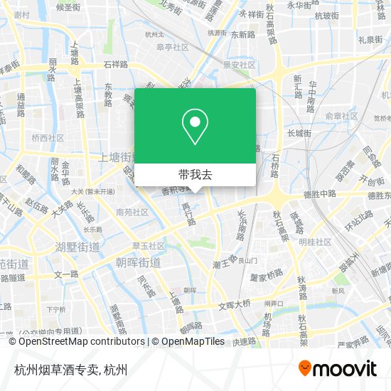 杭州烟草酒专卖地图