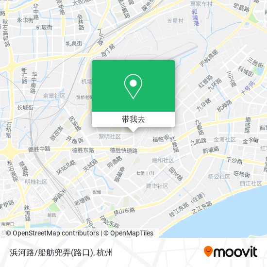 浜河路/船舫兜弄(路口)地图