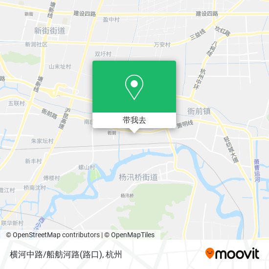 横河中路/船舫河路(路口)地图