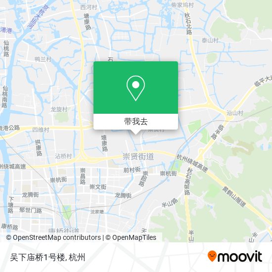 吴下庙桥1号楼地图