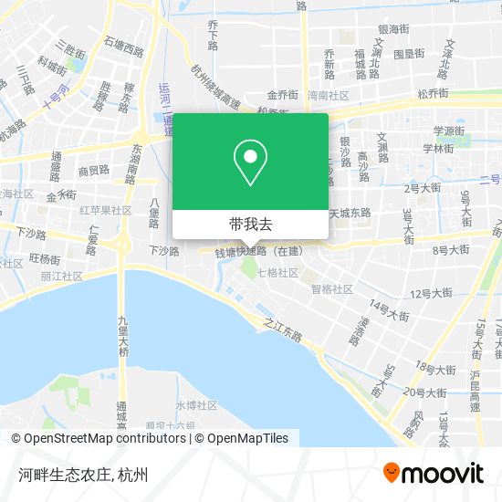 河畔生态农庄地图