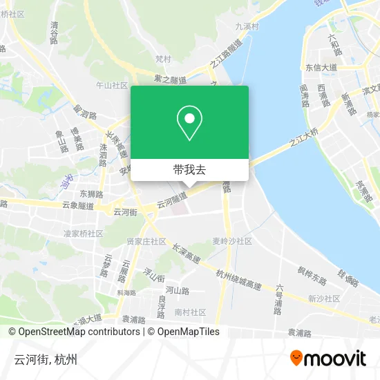 云河街地图