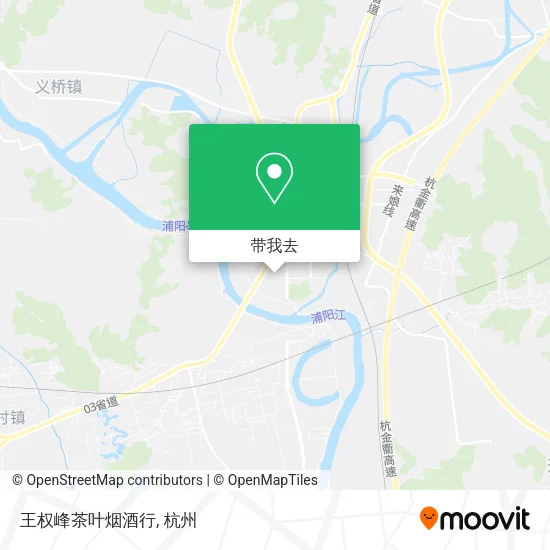 王权峰茶叶烟酒行地图