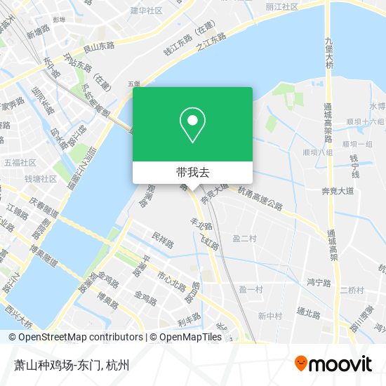 萧山种鸡场-东门地图