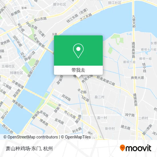 萧山种鸡场-东门地图