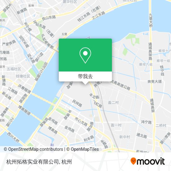 杭州拓格实业有限公司地图