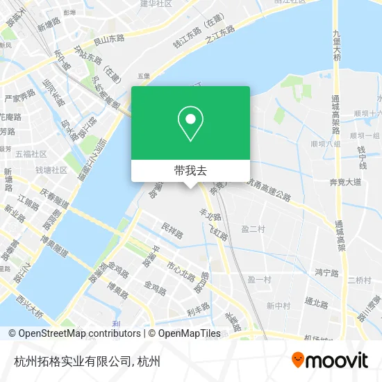 杭州拓格实业有限公司地图