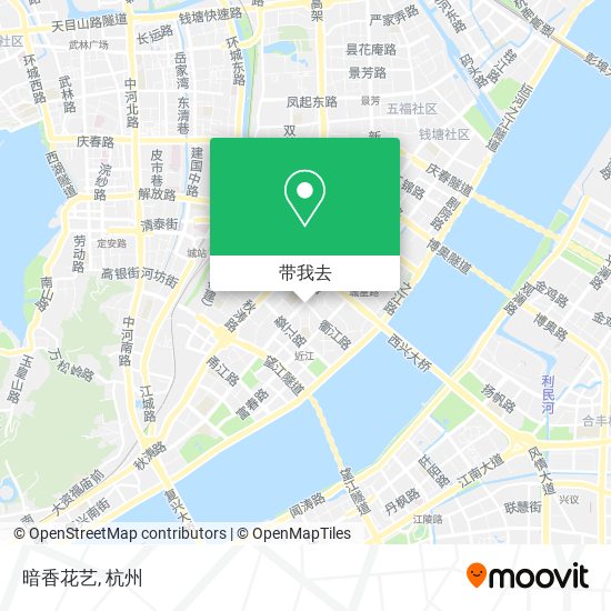 暗香花艺地图