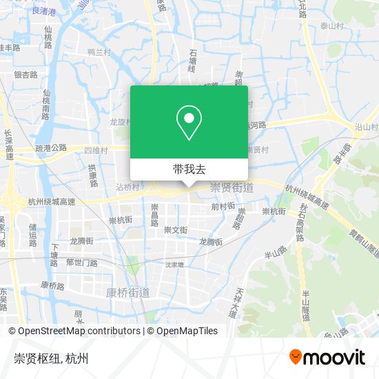 崇贤枢纽地图