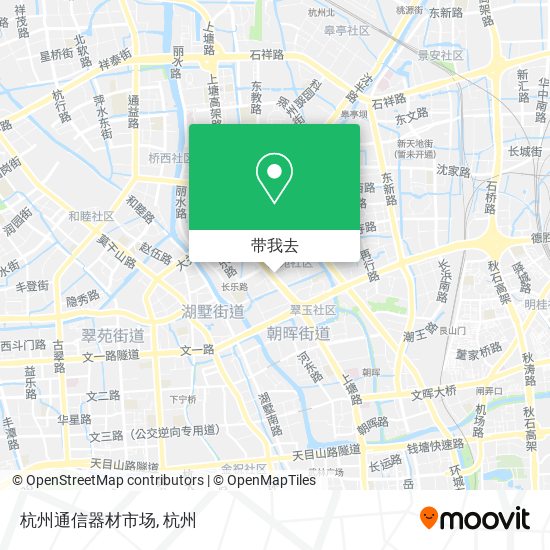 杭州通信器材市场地图