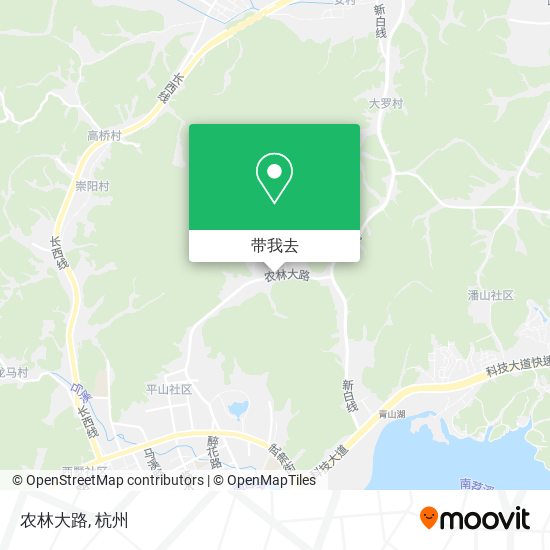 农林大路地图