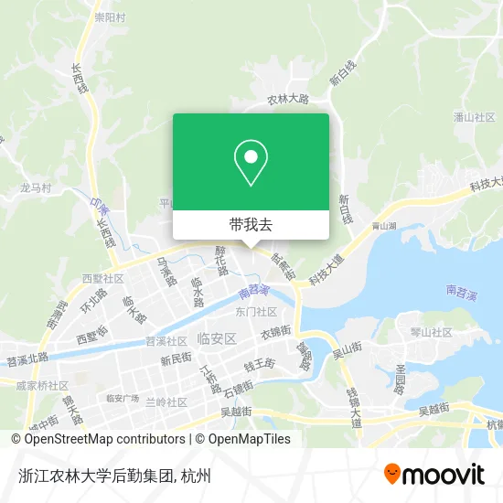 浙江农林大学后勤集团地图