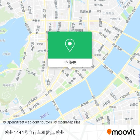 杭州1444号自行车租赁点地图