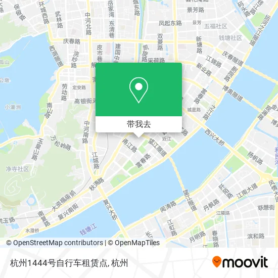 杭州1444号自行车租赁点地图
