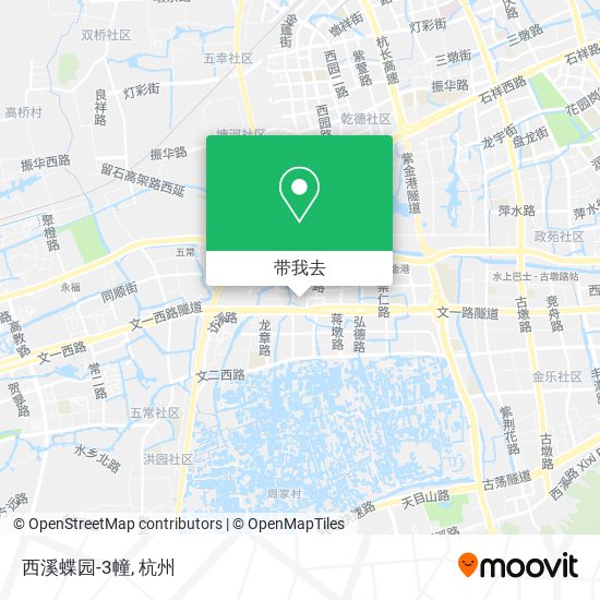 西溪蝶园-3幢地图