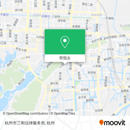 杭州市三和法律服务所地图