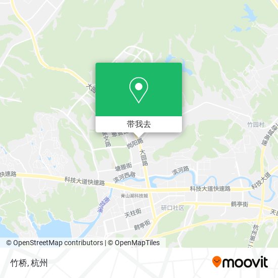 竹桥地图