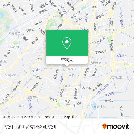 杭州可珈工贸有限公司地图
