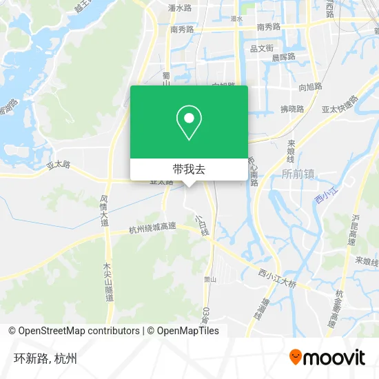 环新路地图