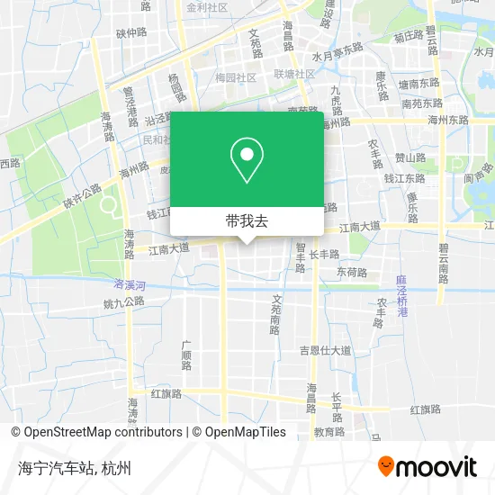 海宁汽车站地图