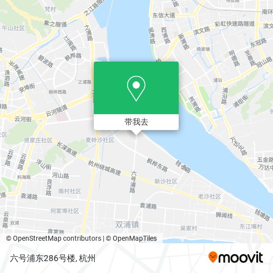 六号浦东286号楼地图