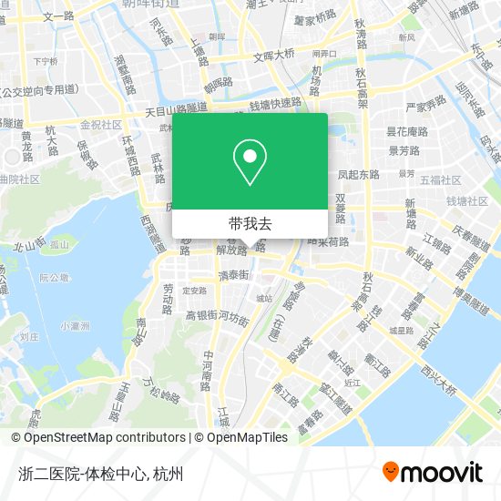浙二医院-体检中心地图