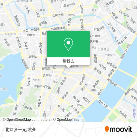 北京张一元地图
