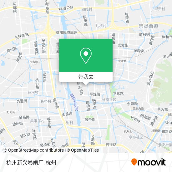 杭州新兴卷闸厂地图