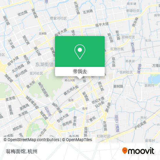 翁梅面馆地图
