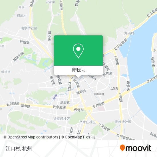 江口村地图