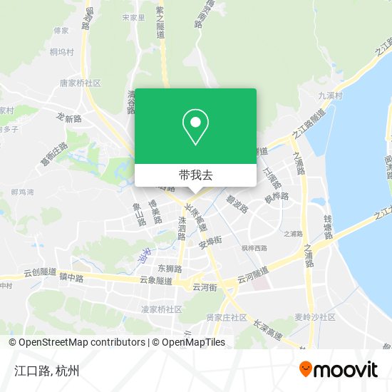 江口路地图