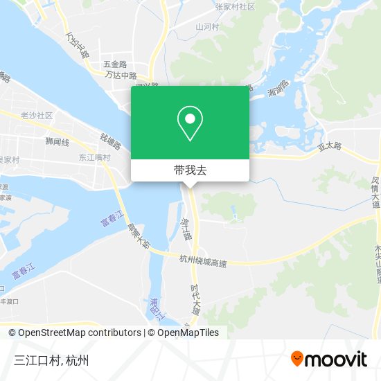 三江口村地图