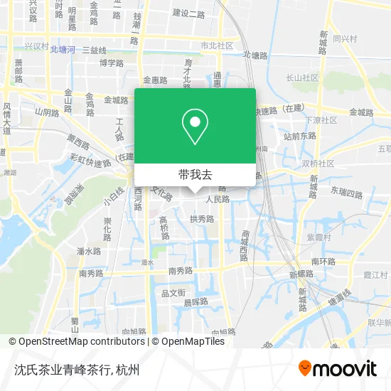 沈氏茶业青峰茶行地图