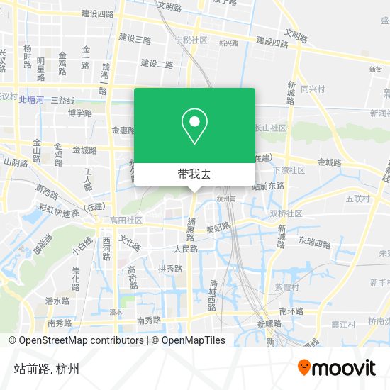 站前路地图