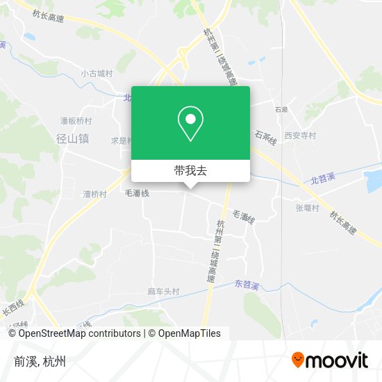 前溪地图