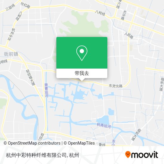 杭州中彩特种纤维有限公司地图