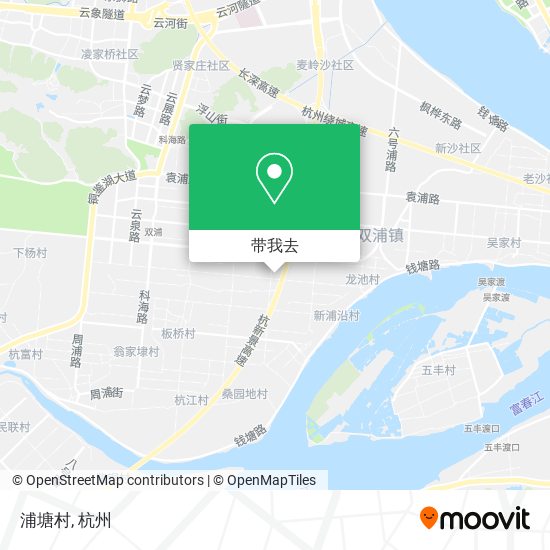 浦塘村地图