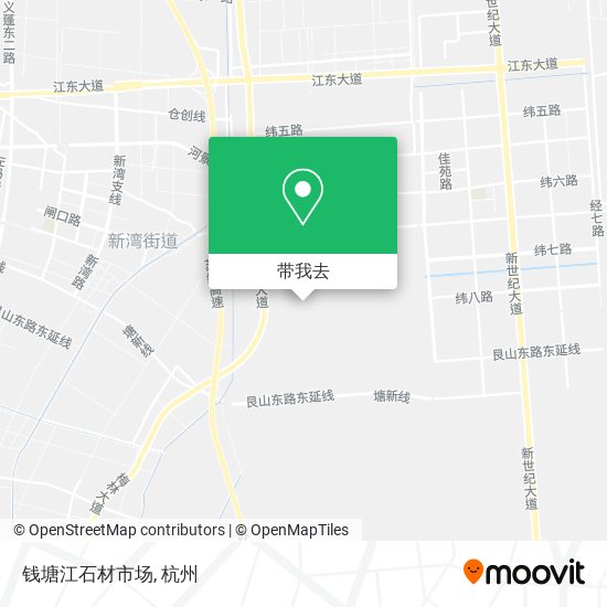 钱塘江石材市场地图