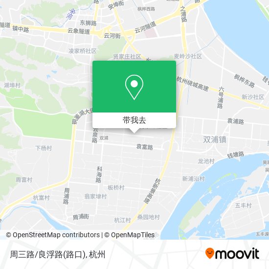 周三路/良浮路(路口)地图