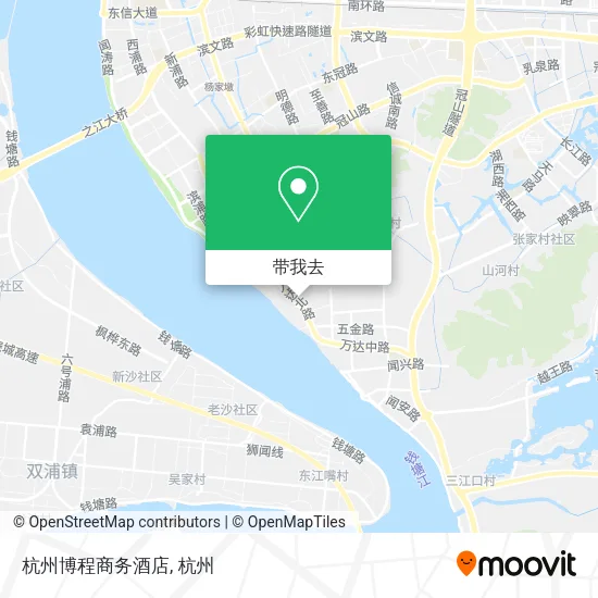 杭州博程商务酒店地图