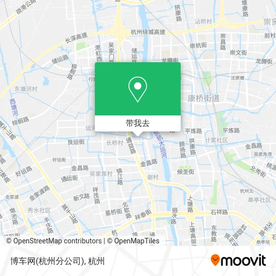 博车网(杭州分公司)地图