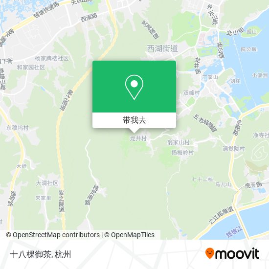 十八棵御茶地图