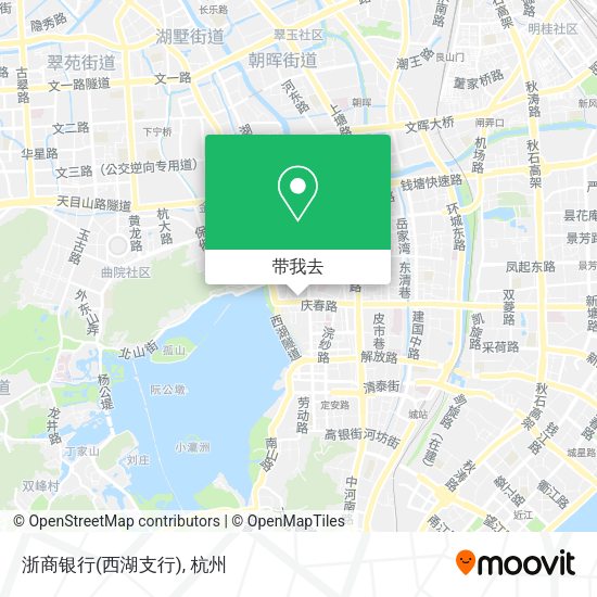 浙商银行(西湖支行)地图