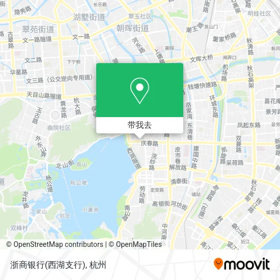 浙商银行(西湖支行)地图
