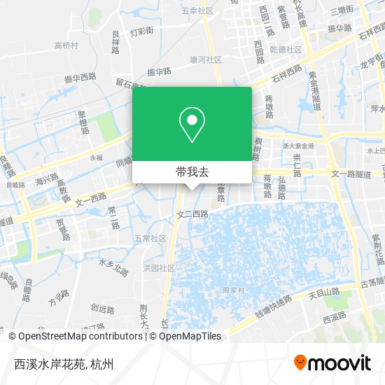 西溪水岸花苑地图
