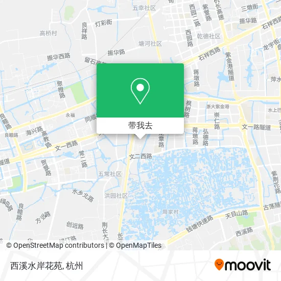 西溪水岸花苑地图