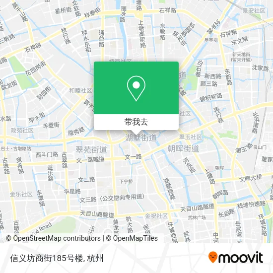信义坊商街185号楼地图
